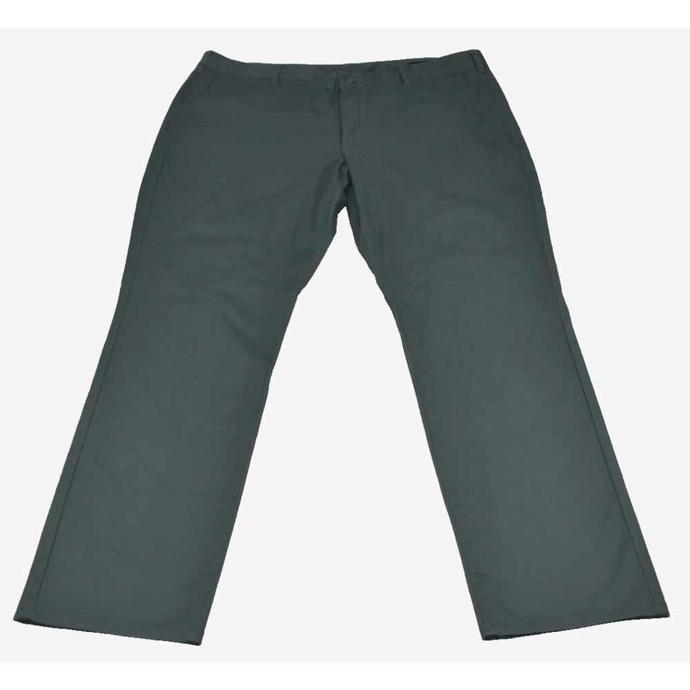 Bonobos Straight Men's Size 42 x 32 Green Washed Chinos Performance Casual